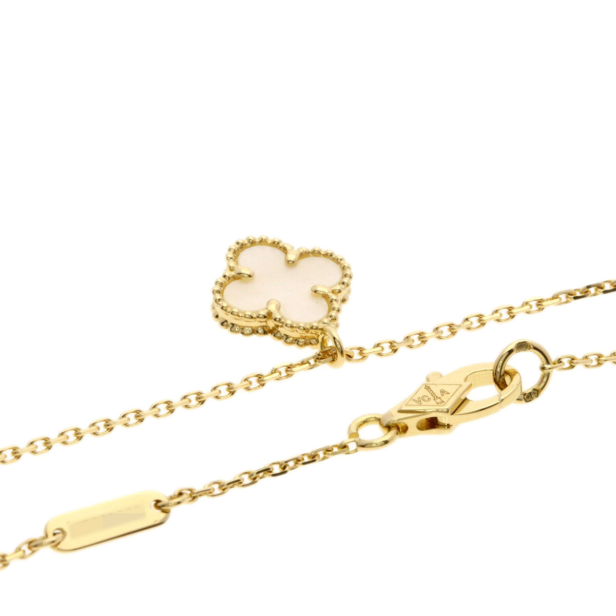 Van Cleef & Arpels Suite Alhambra Necklace K18 Yellow Gold Ladies [Used]