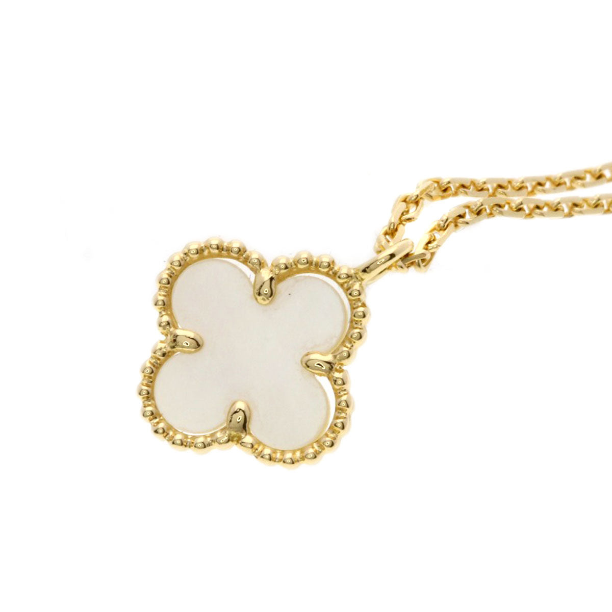 Van Cleef & Arpels Suite Alhambra Necklace K18 Yellow Gold Ladies [Used]