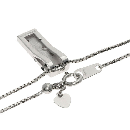 0.24ct Kinoshita Pearl Diamond Necklace Platinum PT850 K18 White Gold 7.4g　Ladies