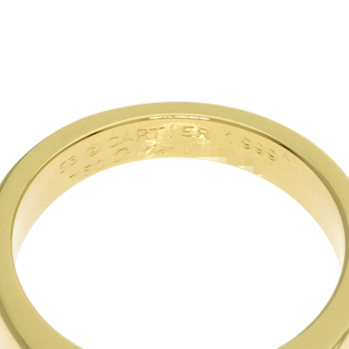 CARTIER Tank Peridot #53 Ring K18 Yellow Gold Ladies [Used]
