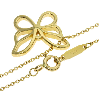 TIFFANY&Co. butterfly Necklace K18 Yellow Gold Ladies [Used]