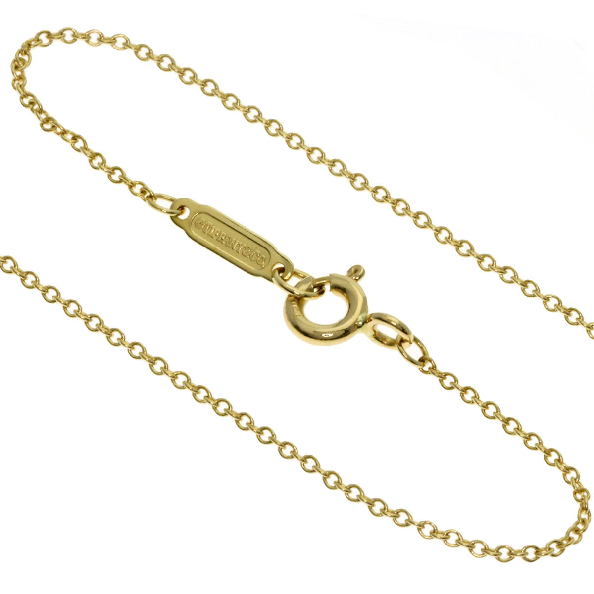 TIFFANY&Co. butterfly Necklace K18 Yellow Gold Ladies [Used]