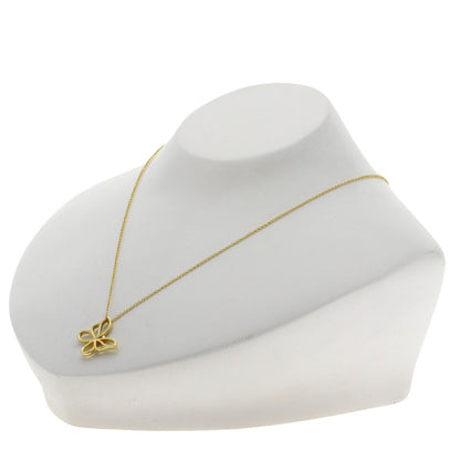 TIFFANY&Co. butterfly Necklace K18 Yellow Gold Ladies [Used]