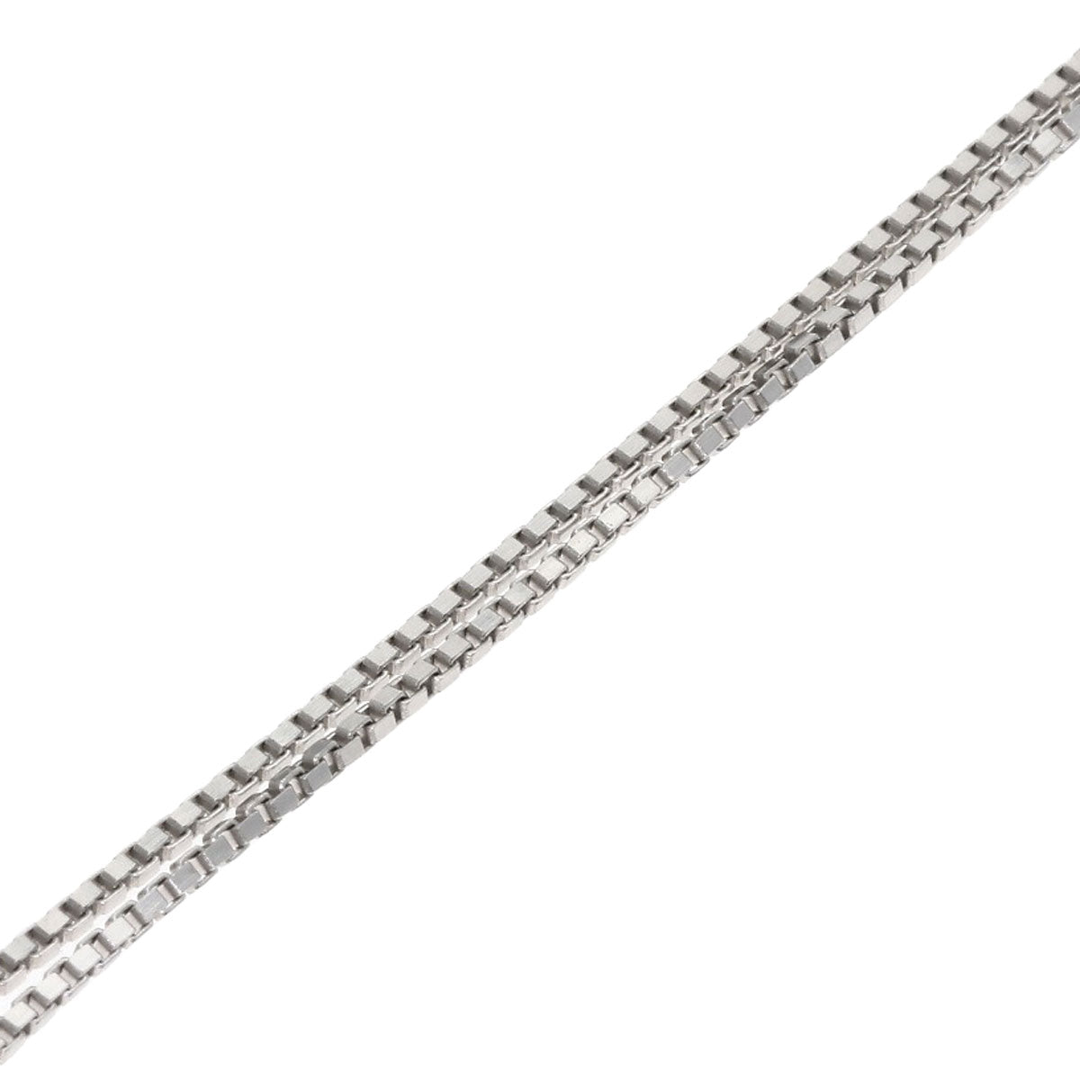 GUCCI lariat Necklace K18 White Gold Ladies [Used]