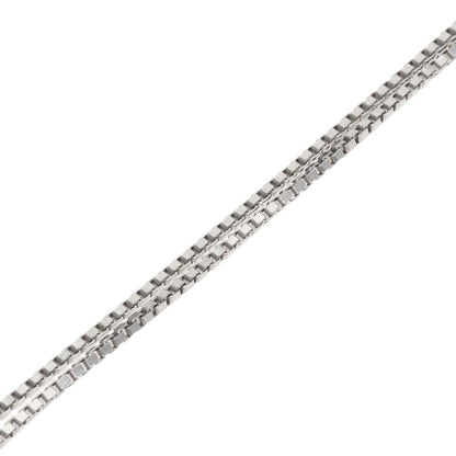 GUCCI lariat Necklace K18 White Gold Ladies [Used]