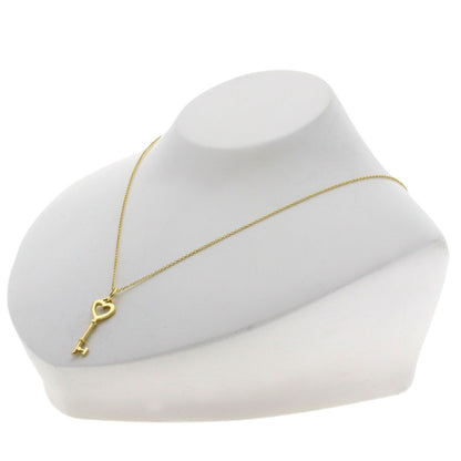 TIFFANY&Co. Heart key Necklace K18 Yellow Gold Ladies [Used]