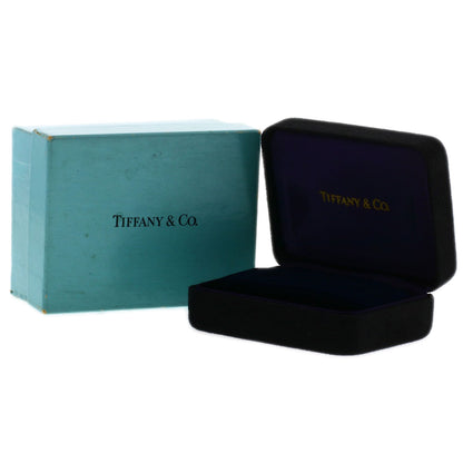 TIFFANY&Co. Cross-stitch Diamond earring K18 Yellow Gold Ladies [Used]