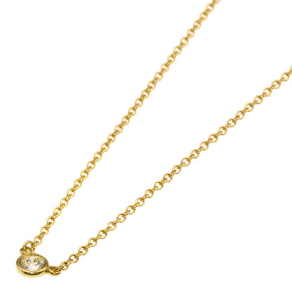 TIFFANY&Co. By The Yard Diamond Necklace K18 Yellow Gold Ladies [Used]