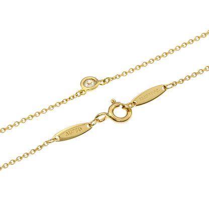 TIFFANY&Co. By The Yard Diamond Necklace K18 Yellow Gold Ladies [Used]