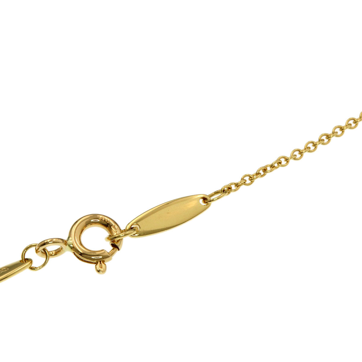 TIFFANY&Co. By The Yard Diamond Necklace K18 Yellow Gold Ladies [Used]