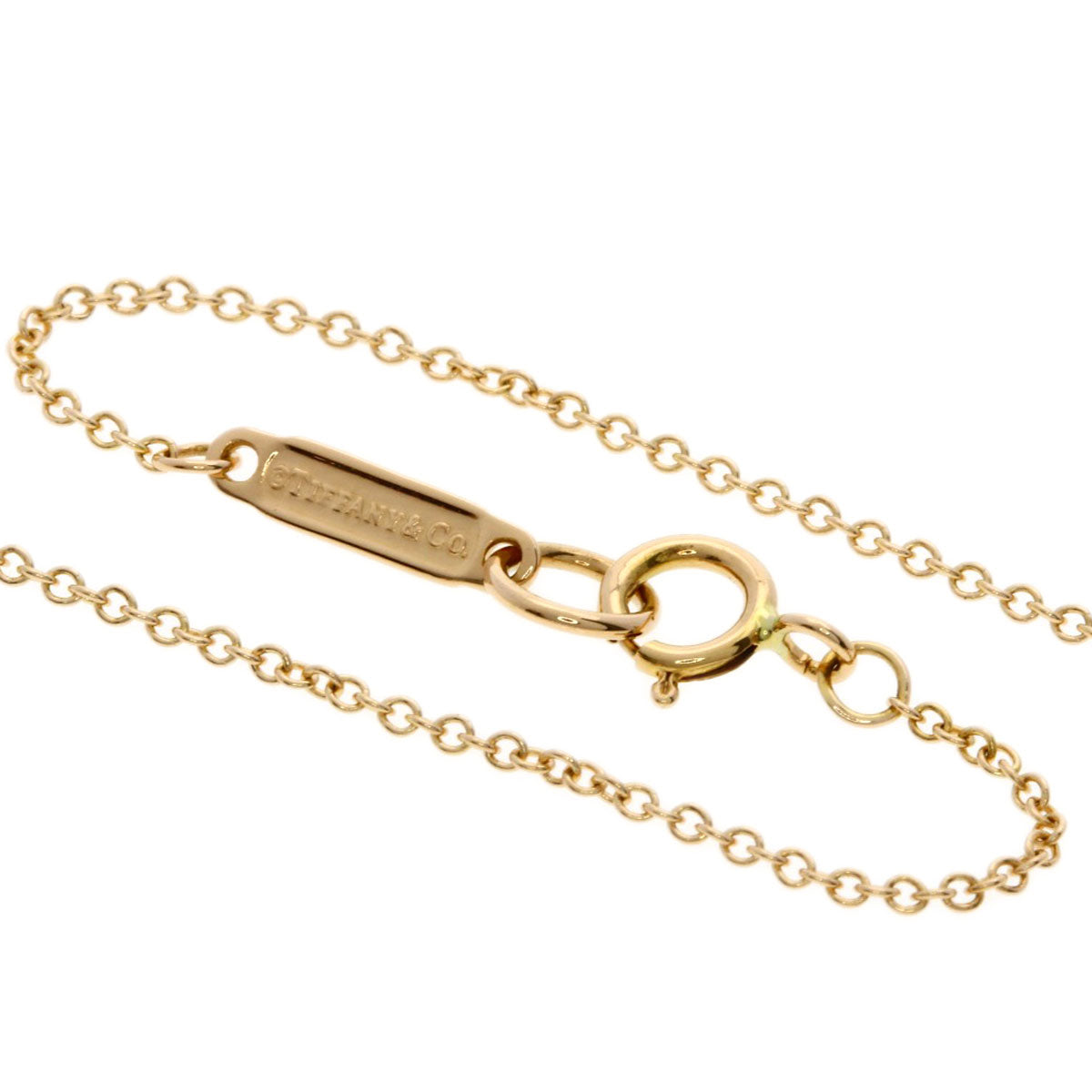 TIFFANY&Co. Atlas Open Mini Necklace K18 Pink Gold Ladies [Used]