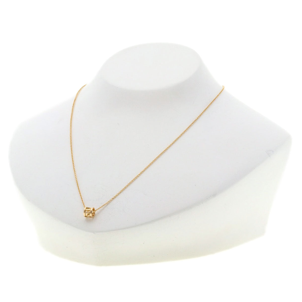 TIFFANY&Co. Atlas Open Mini Necklace K18 Pink Gold Ladies [Used]
