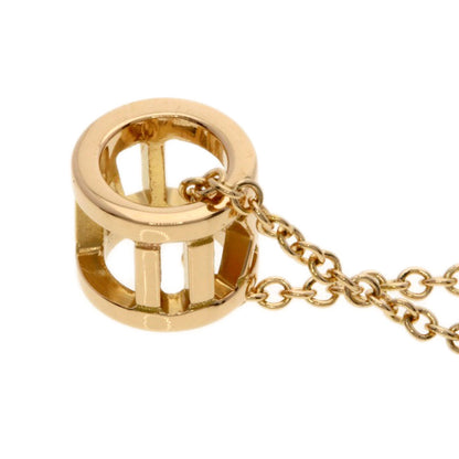 TIFFANY&Co. Atlas Open Mini Necklace K18 Pink Gold Ladies [Used]