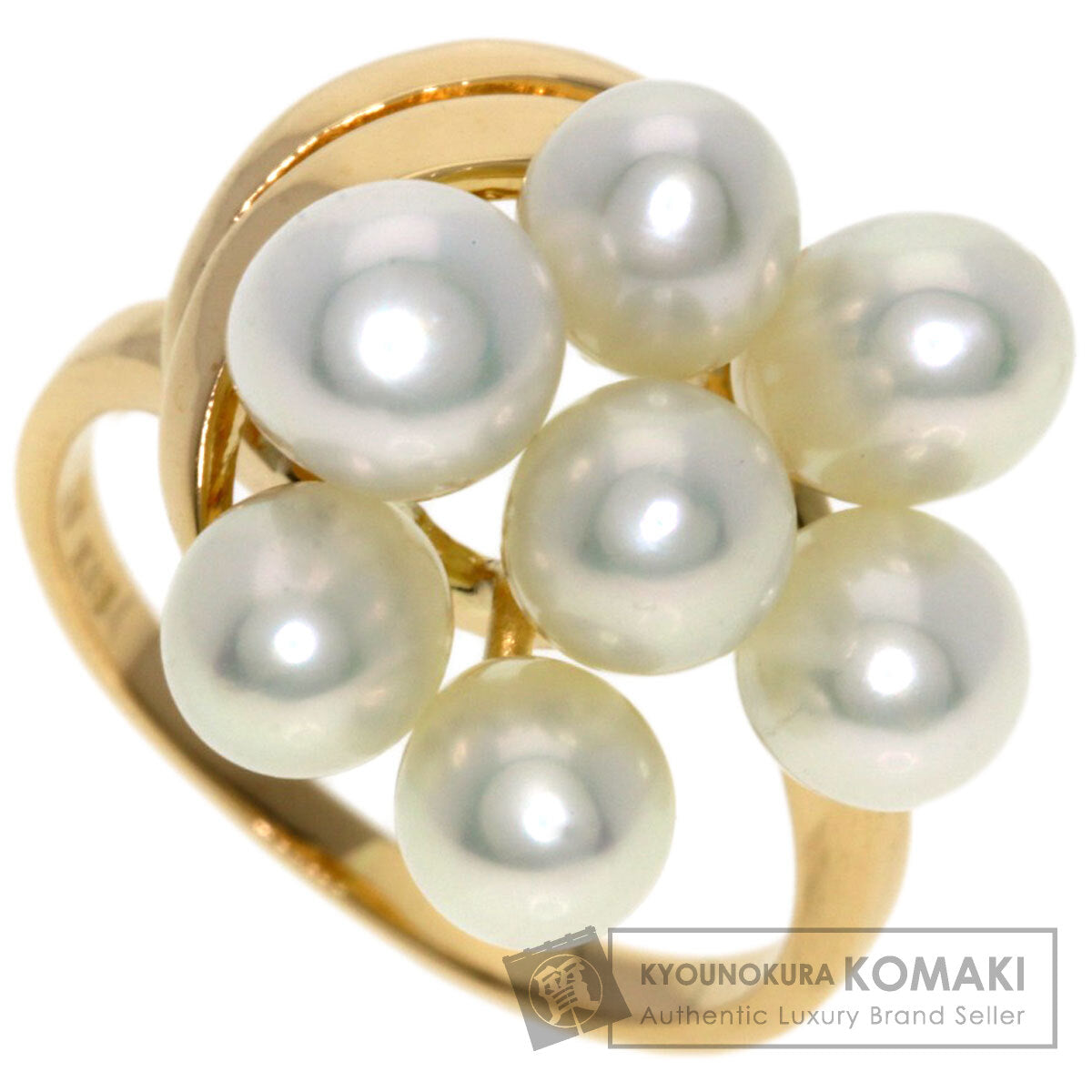 TASAKI Pearl Pearl Ring K18 Yellow Gold Ladies [Used]