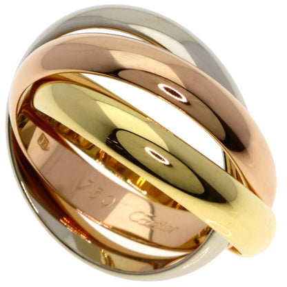 CARTIER Trinity MM #53 Ring K18 Yellow Gold 18K Pink GoldLadies [Used]