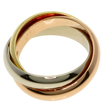 CARTIER Trinity MM #53 Ring K18 Yellow Gold 18K Pink GoldLadies [Used]