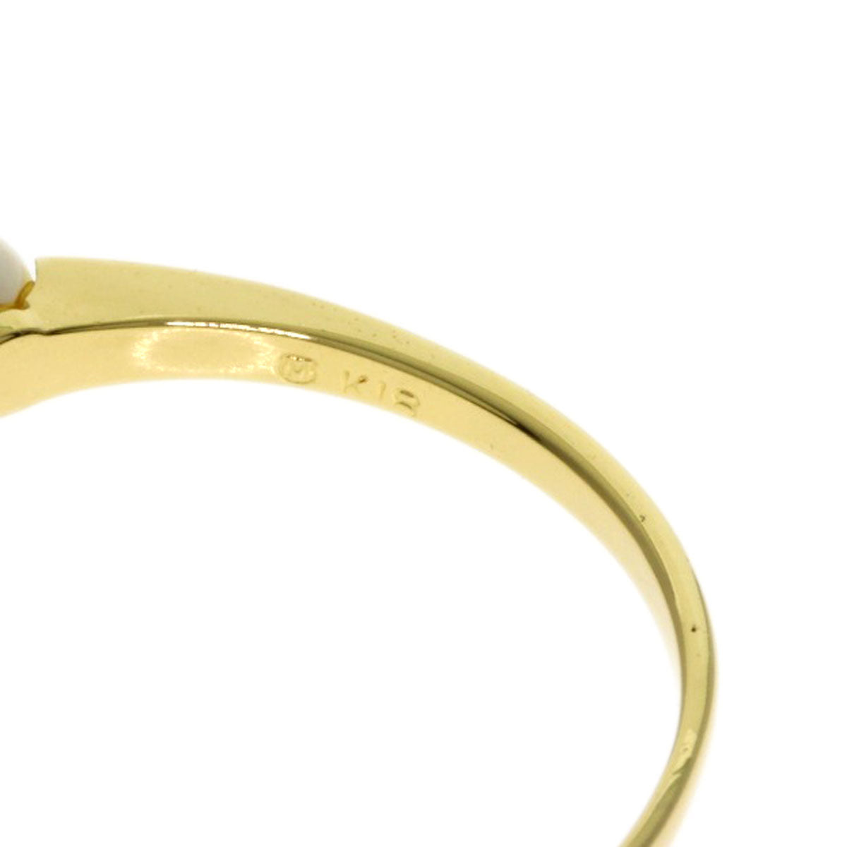 MIKIMOTO Baby pearl Pearl Ring K18 Yellow Gold Ladies [Used]