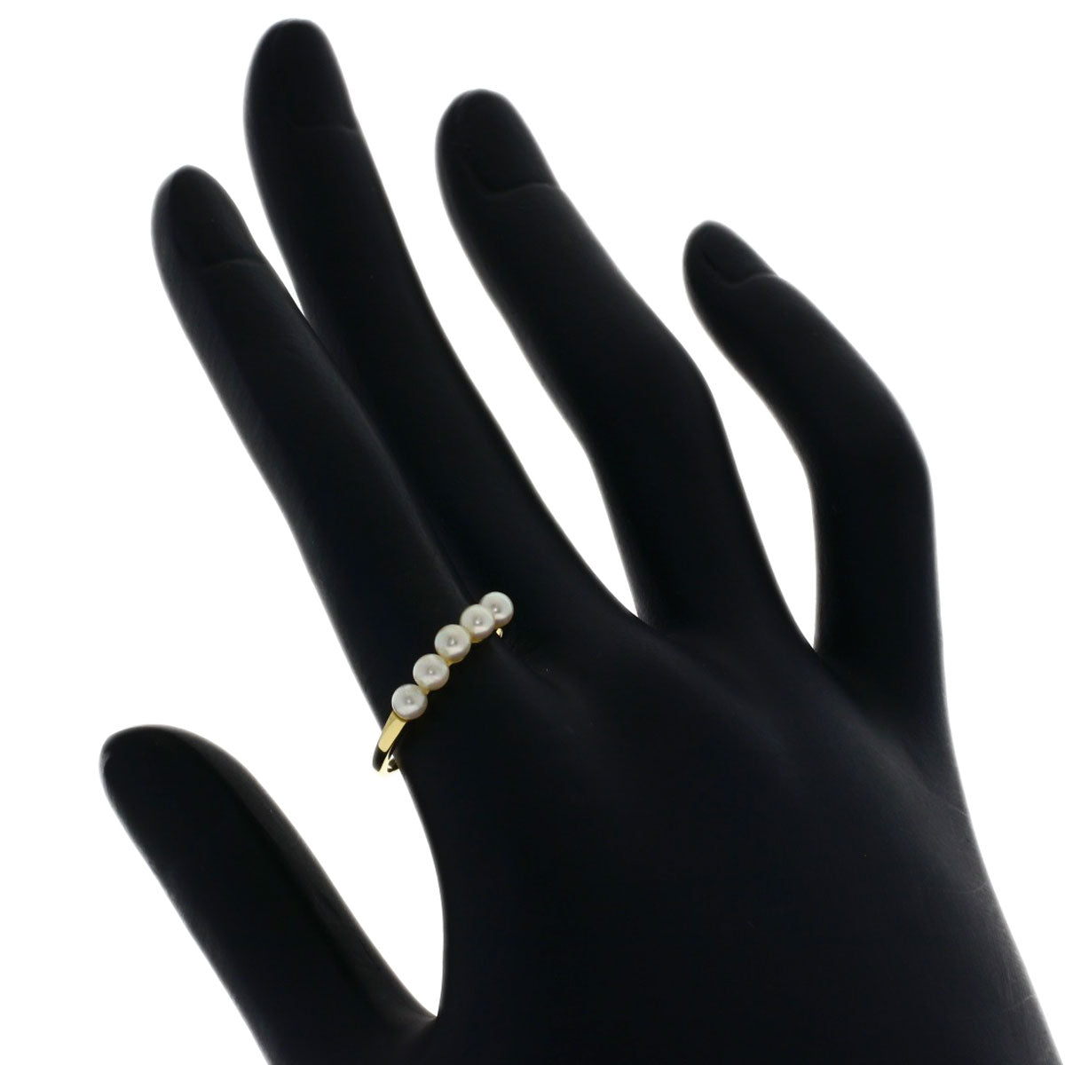 MIKIMOTO Baby pearl Pearl Ring K18 Yellow Gold Ladies [Used]