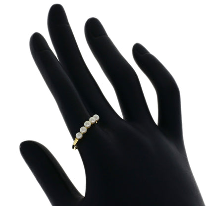 MIKIMOTO Baby pearl Pearl Ring K18 Yellow Gold Ladies [Used]