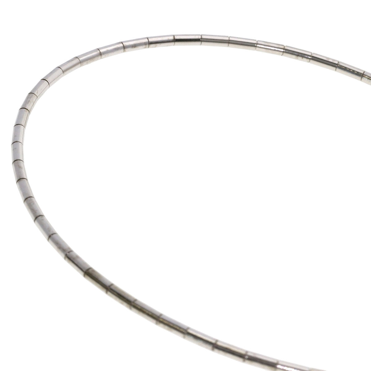 CARTIER omega Necklace K18 White Gold Ladies [Used]