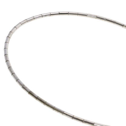 CARTIER omega Necklace K18 White Gold Ladies [Used]
