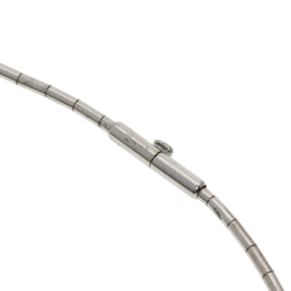 CARTIER omega Necklace K18 White Gold Ladies [Used]