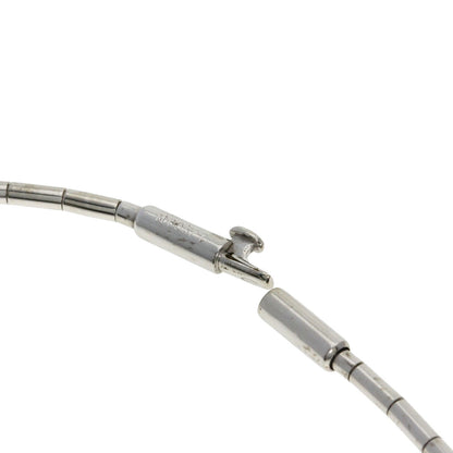CARTIER omega Necklace K18 White Gold Ladies [Used]
