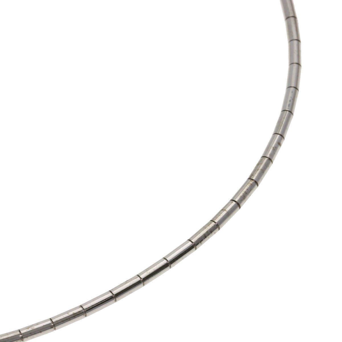 CARTIER omega Necklace K18 White Gold Ladies [Used]