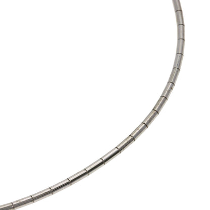 CARTIER omega Necklace K18 White Gold Ladies [Used]