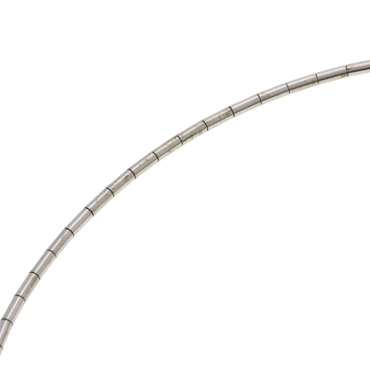 CARTIER omega Necklace K18 White Gold Ladies [Used]
