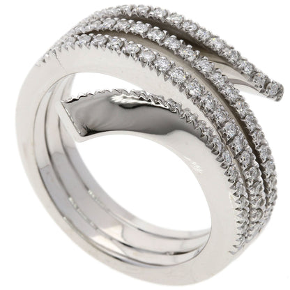 Damiani Eden Diamond Ring K18 White Gold Ladies [Used]