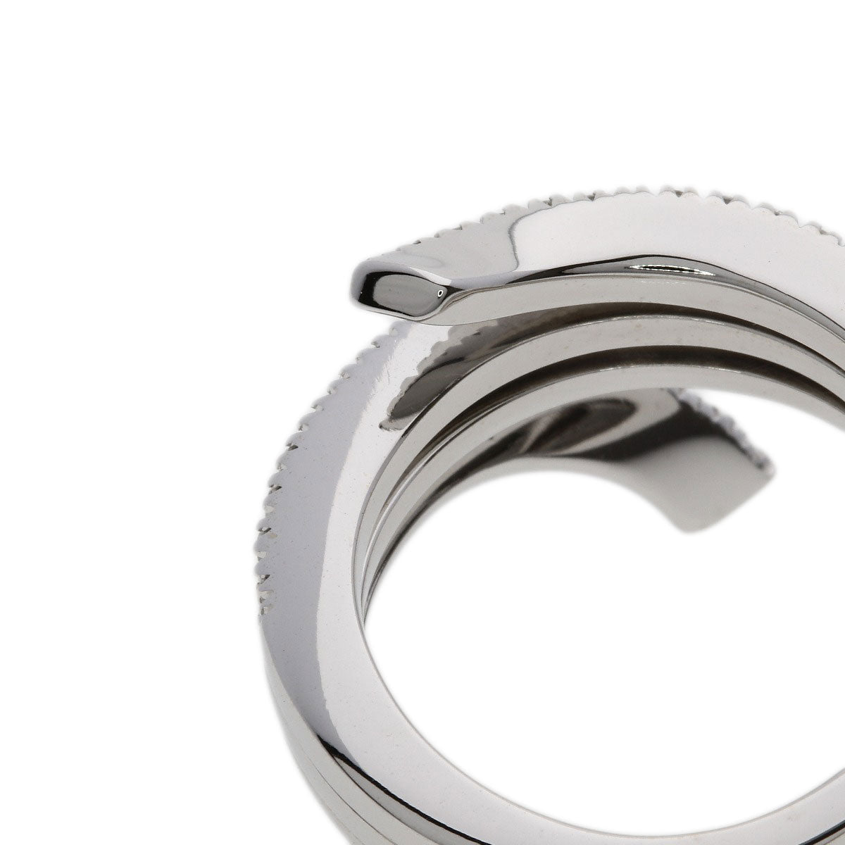 Damiani Eden Diamond Ring K18 White Gold Ladies [Used]