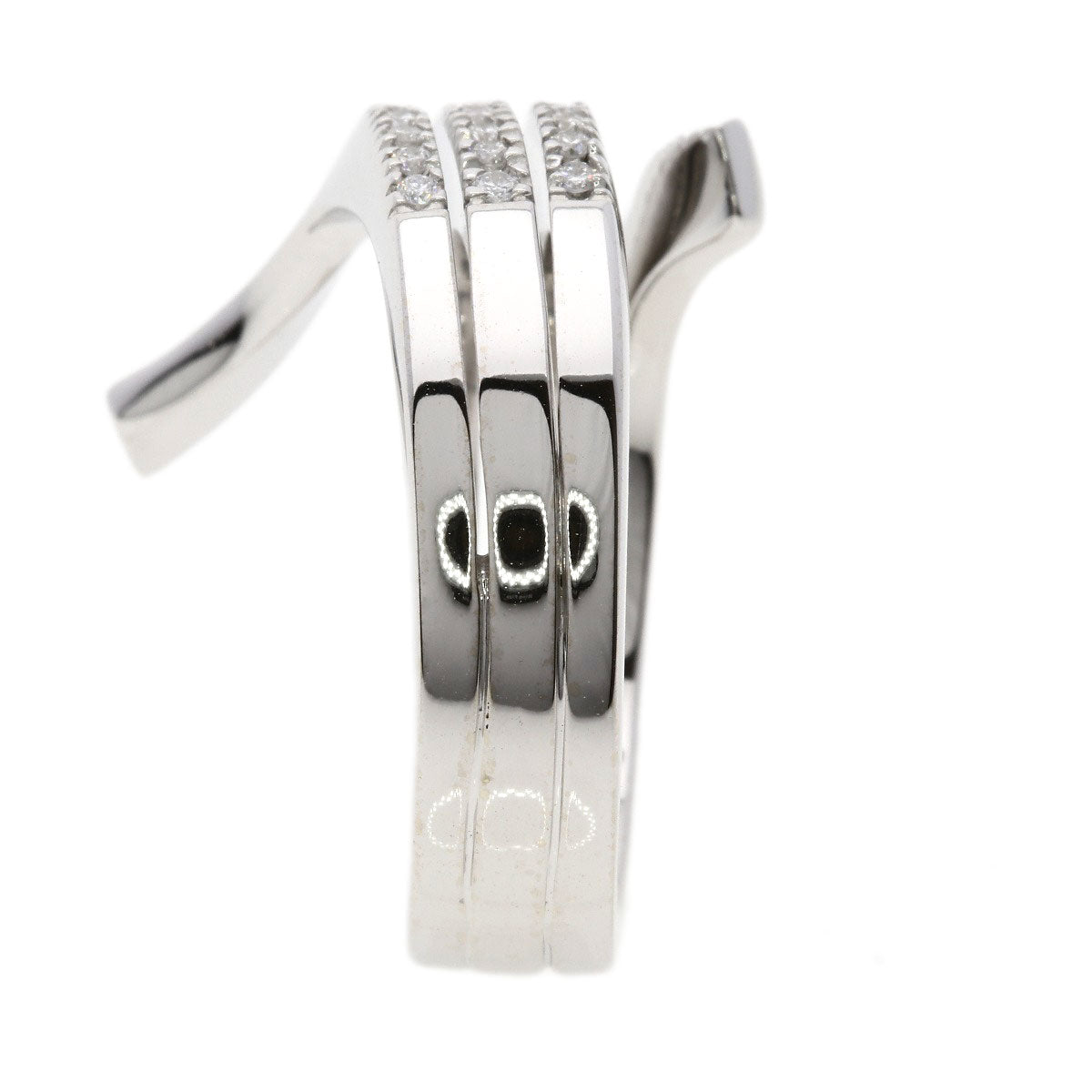 Damiani Eden Diamond Ring K18 White Gold Ladies [Used]