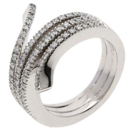 Damiani Eden Diamond Ring K18 White Gold Ladies [Used]