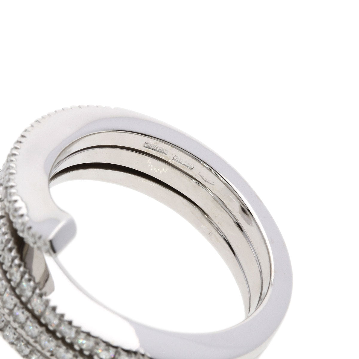 Damiani Eden Diamond Ring K18 White Gold Ladies [Used]