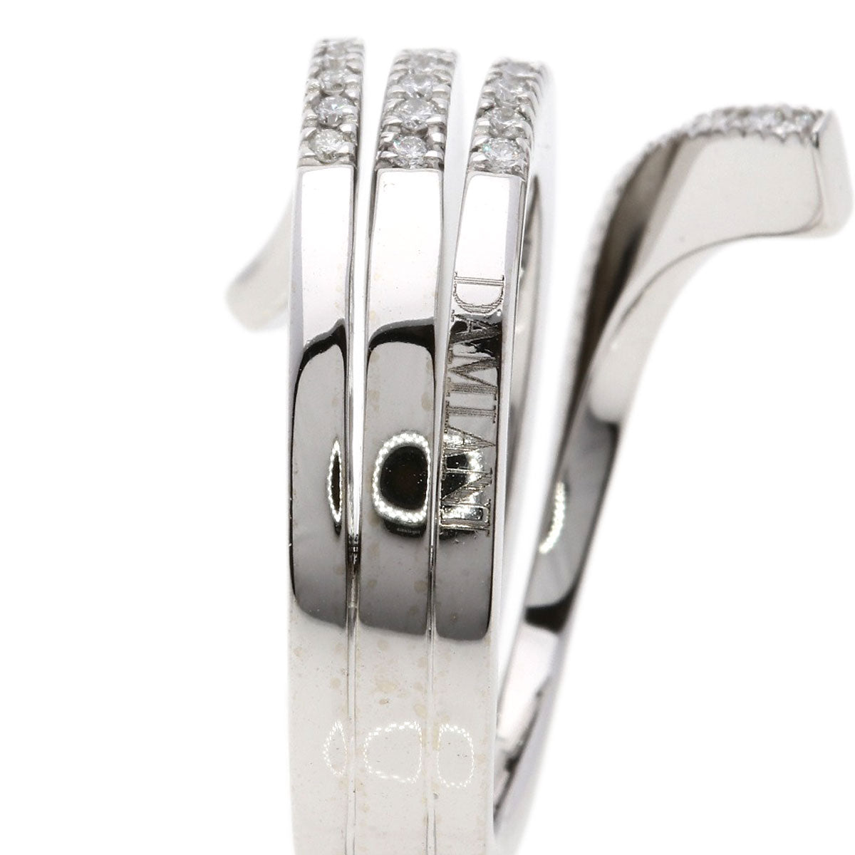 Damiani Eden Diamond Ring K18 White Gold Ladies [Used]