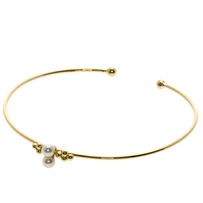MIKIMOTO Pearl Pearl Bracelet K14 Yellow Gold Ladies [Used]