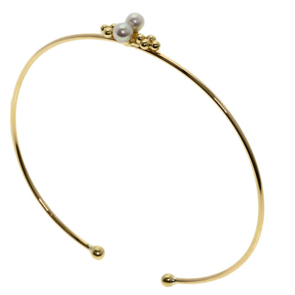 MIKIMOTO Pearl Pearl Bracelet K14 Yellow Gold Ladies [Used]
