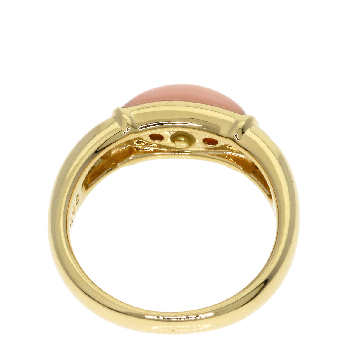 TASAKI Coral Coral Ring K18 Yellow Gold Ladies [Used]