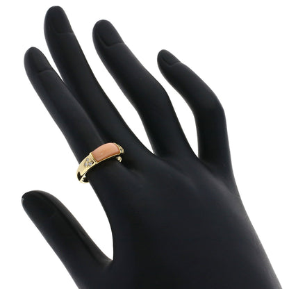 TASAKI Coral Coral Ring K18 Yellow Gold Ladies [Used]