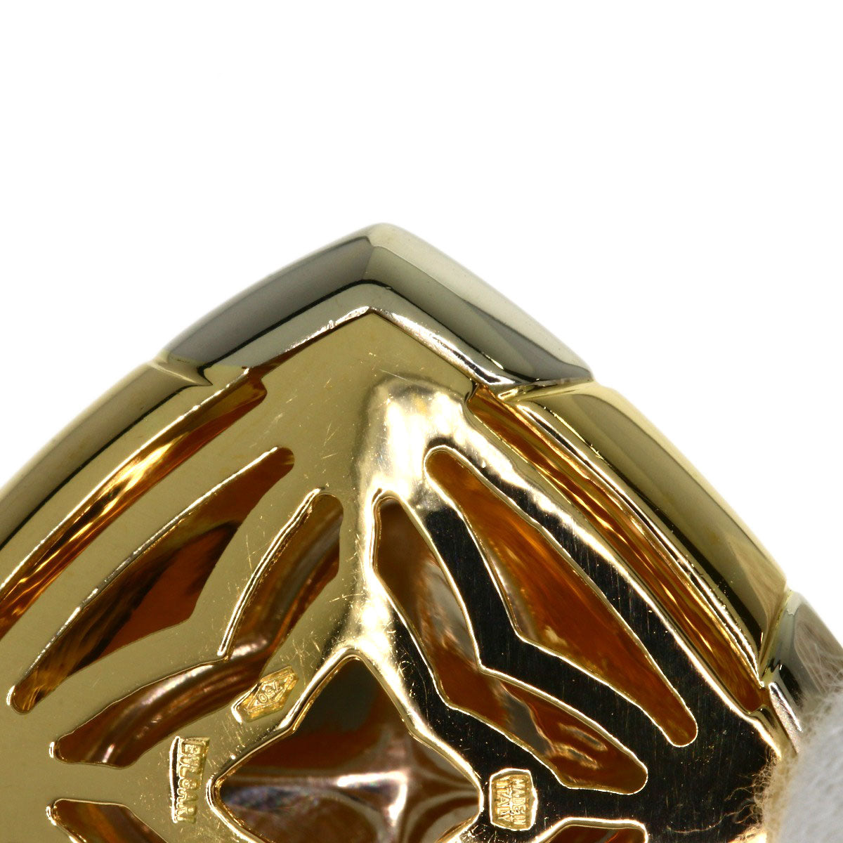 BVLGARI Piramide Pendant top K18 Yellow Gold K18 White GoldLadies [Used]