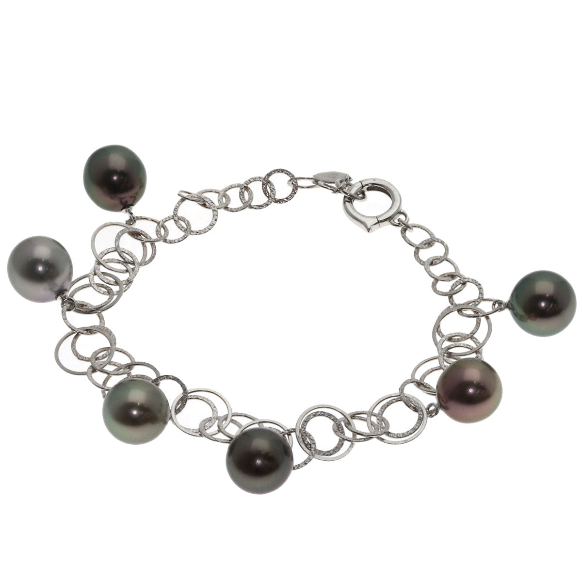 Kinoshita Pearl Pearl Bracelet K18 White Gold 13g　Ladies