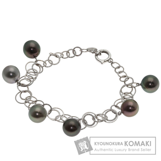 Kinoshita Pearl Pearl Bracelet K18 White Gold 13g　Ladies