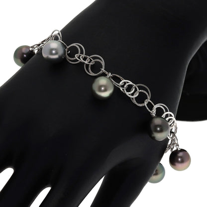 Kinoshita Pearl Pearl Bracelet K18 White Gold 13g　Ladies