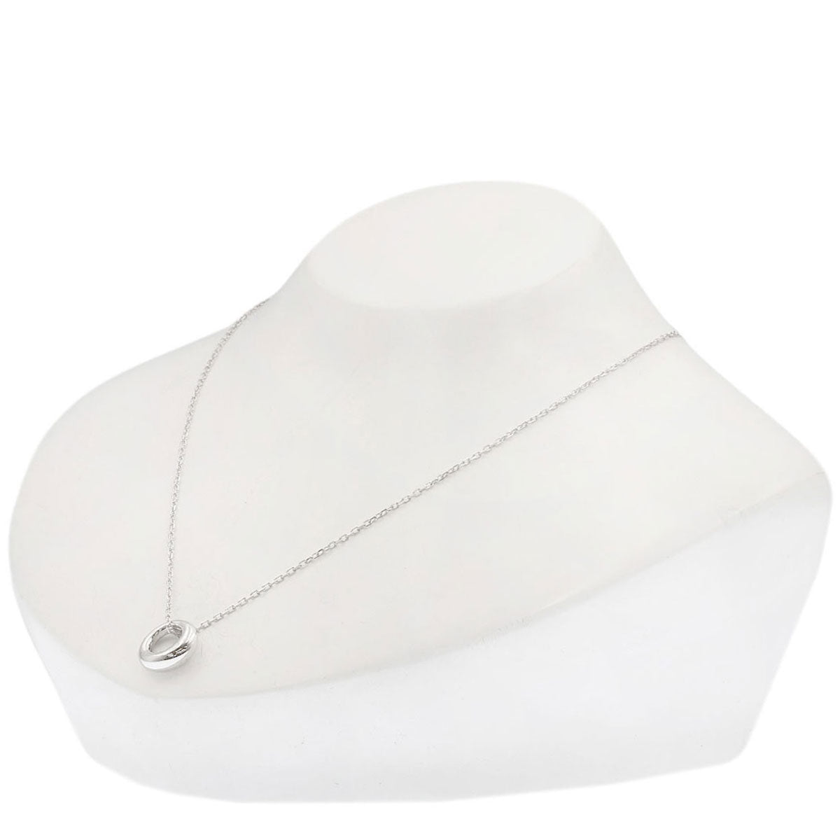 Chaumet Anneau Necklace K18 White Gold Ladies [Used]