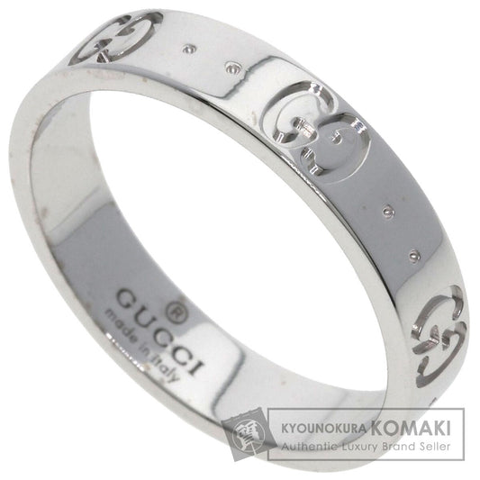 GUCCI Icon #14 Ring K18 White Gold Ladies [Used]