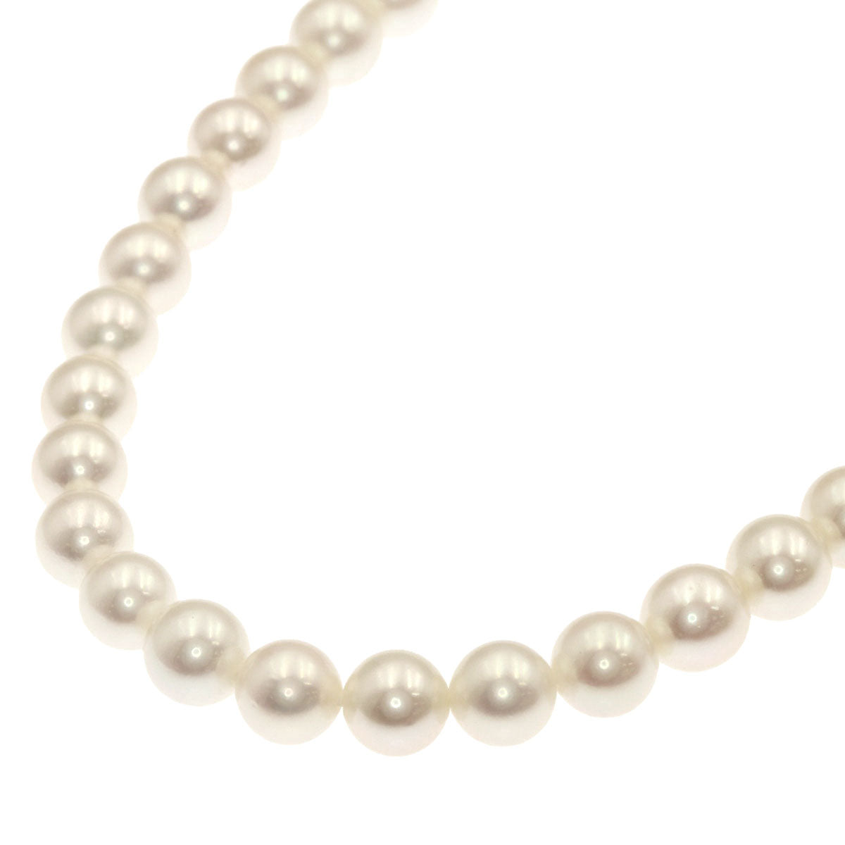 MIKIMOTO Pearl Pearl Necklace Silver Ladies [Used]