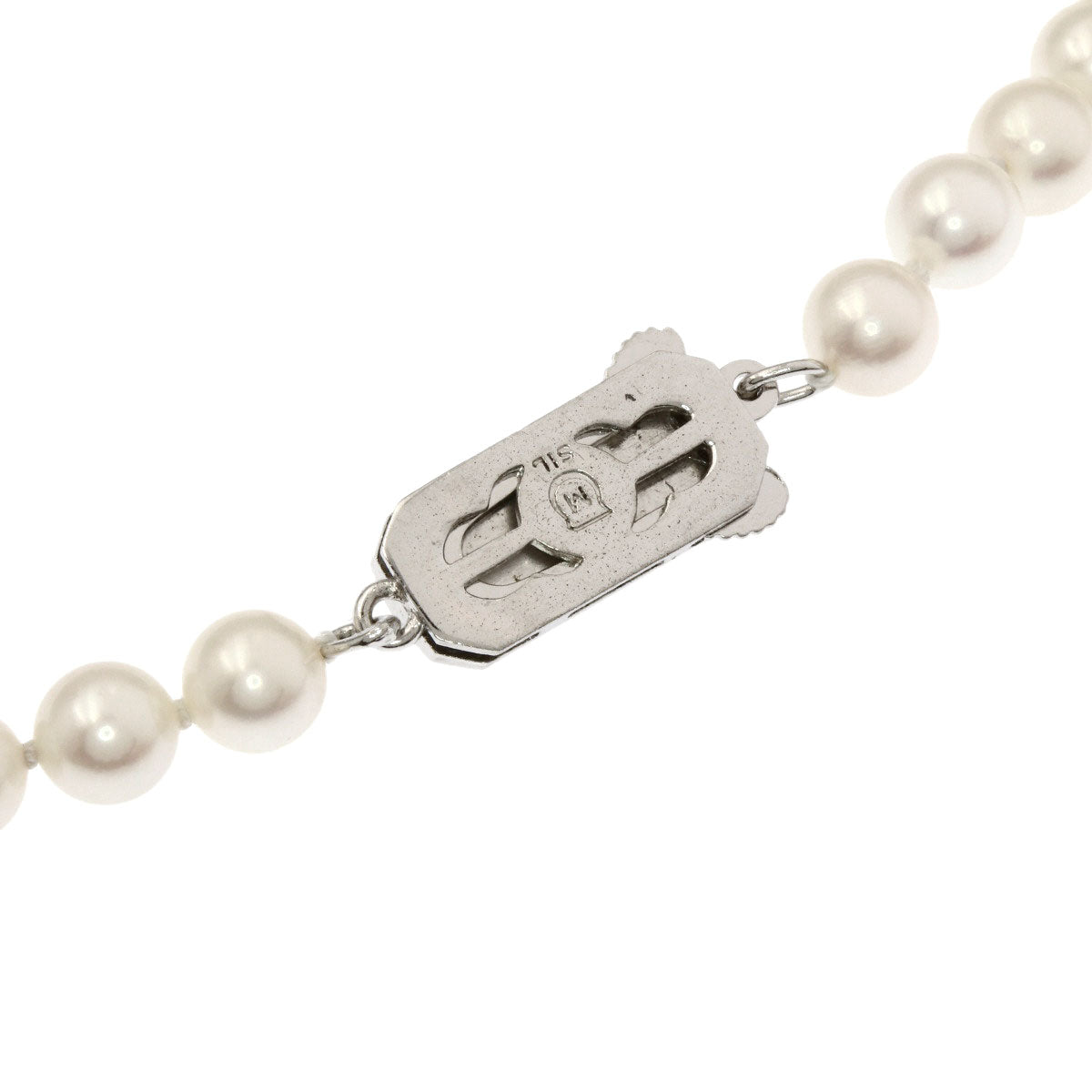 MIKIMOTO Pearl Pearl Necklace Silver Ladies [Used]