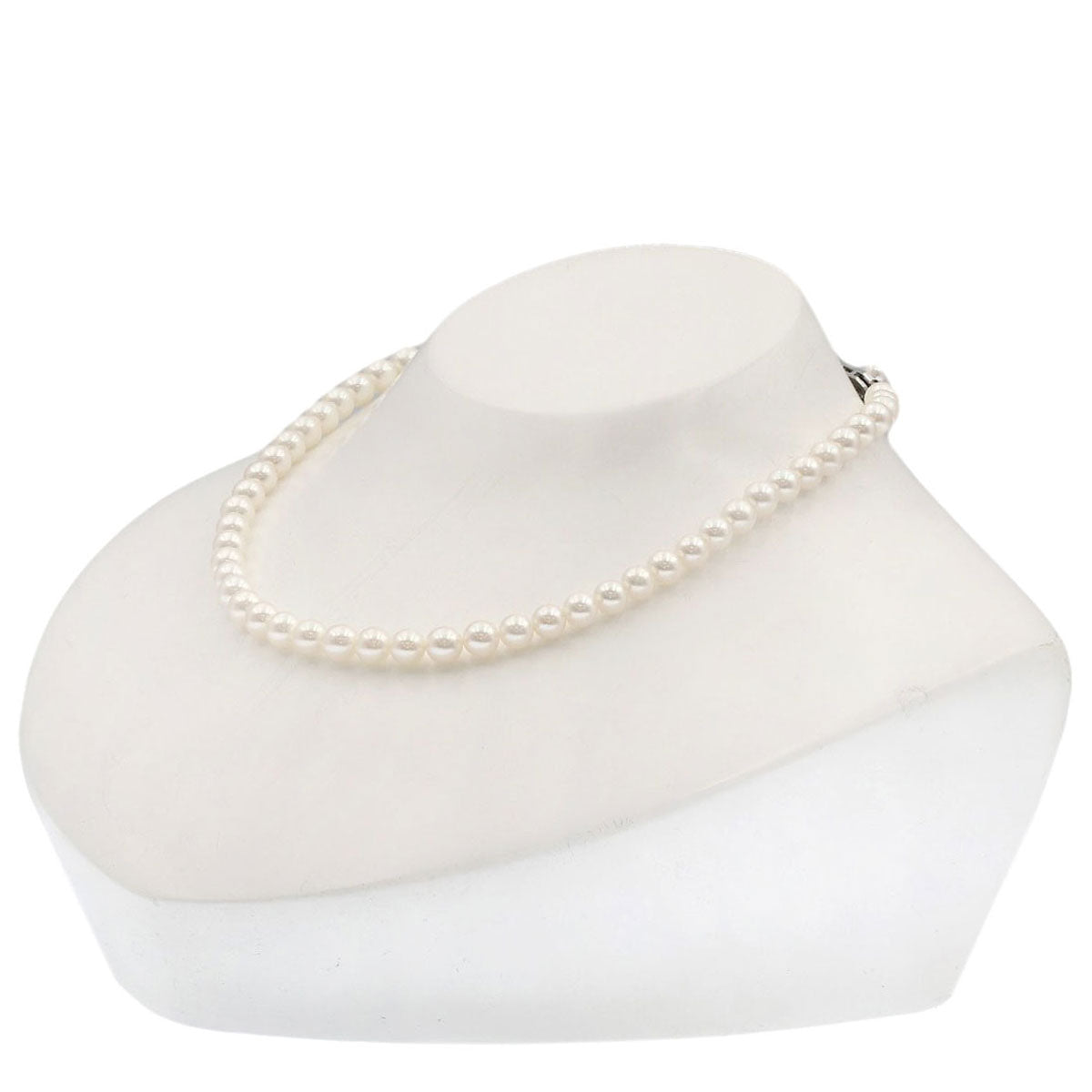 MIKIMOTO Pearl Pearl Necklace Silver Ladies [Used]