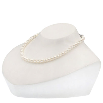 MIKIMOTO Pearl Pearl Necklace Silver Ladies [Used]